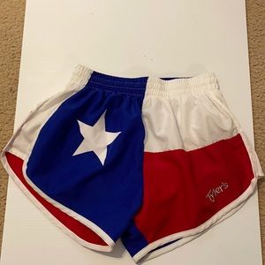 Texas Flag athletic shorts
